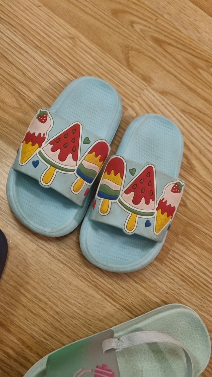 Sandale claquette nu pied chaussures - photo numéro 4