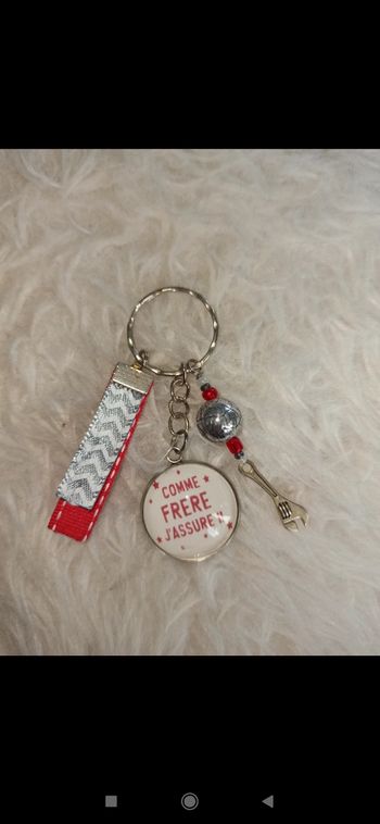 Porte clé frère " Comme frère j 'assure "