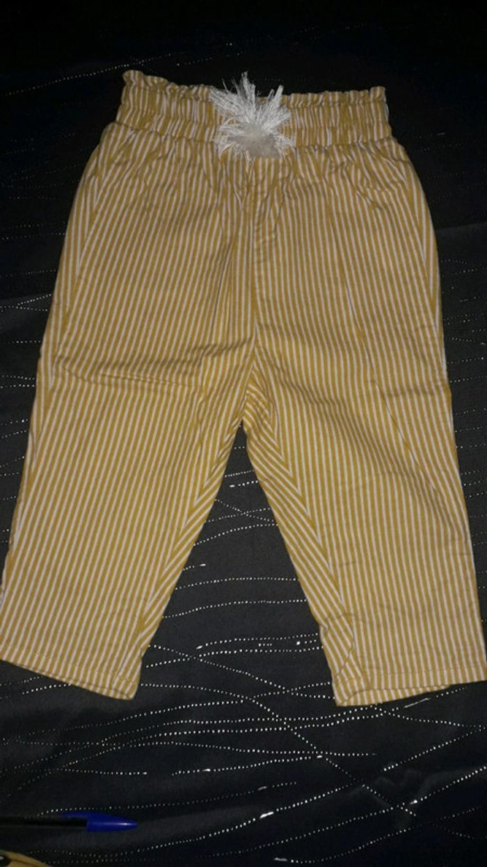 Lot de 2 pantalons jaune - photo numéro 2