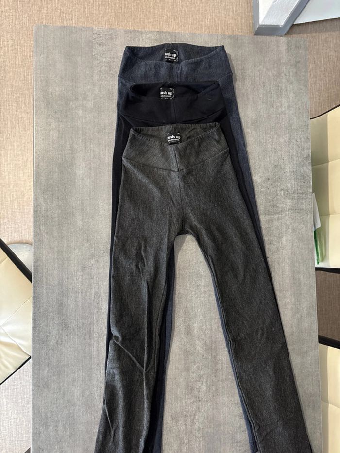 Lot de 3 leggings push up