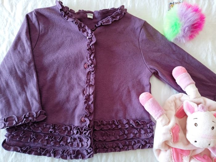 Gilet à froufrous
