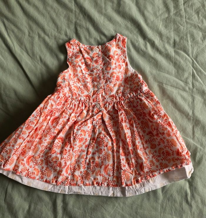 Gemo Kiabi Ensemble Robe Réversible Gilet Maille Très bon état 6 mois - photo numéro 4