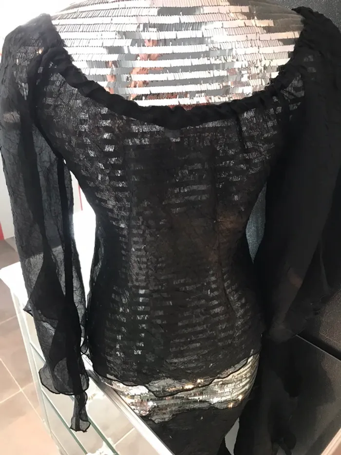 Jolie blouse transparente - photo numéro 4