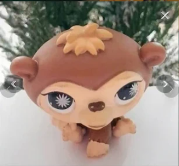 Figurine Littlest Pet Shop Bébé Singe #834