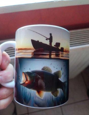 Mug pêcheur, poisson