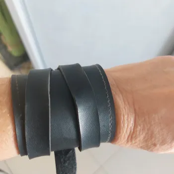 Bracelet harley man   noir  gothique