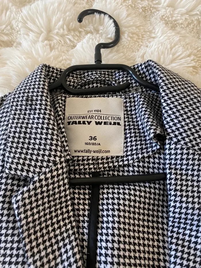 Blazer motif pied de poule taille 36 - photo numéro 5