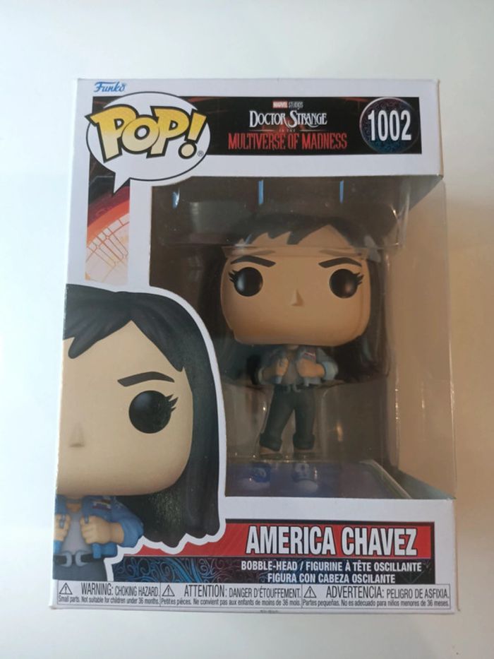 Figurine funko pop Marvel studios doctor strange in the multiverse od madness n°1002 America Chavez - photo numéro 2