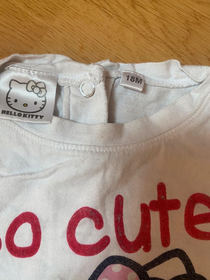 T-shirt hello kitty 18 mois - photo numéro 3