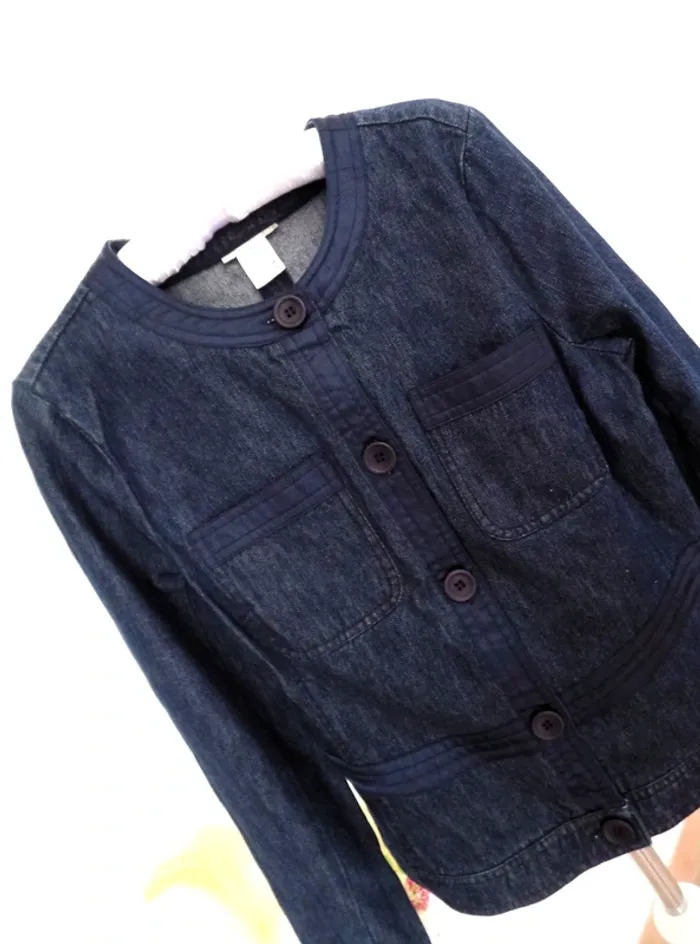 Veste_denim jeans_ coton - photo numéro 4
