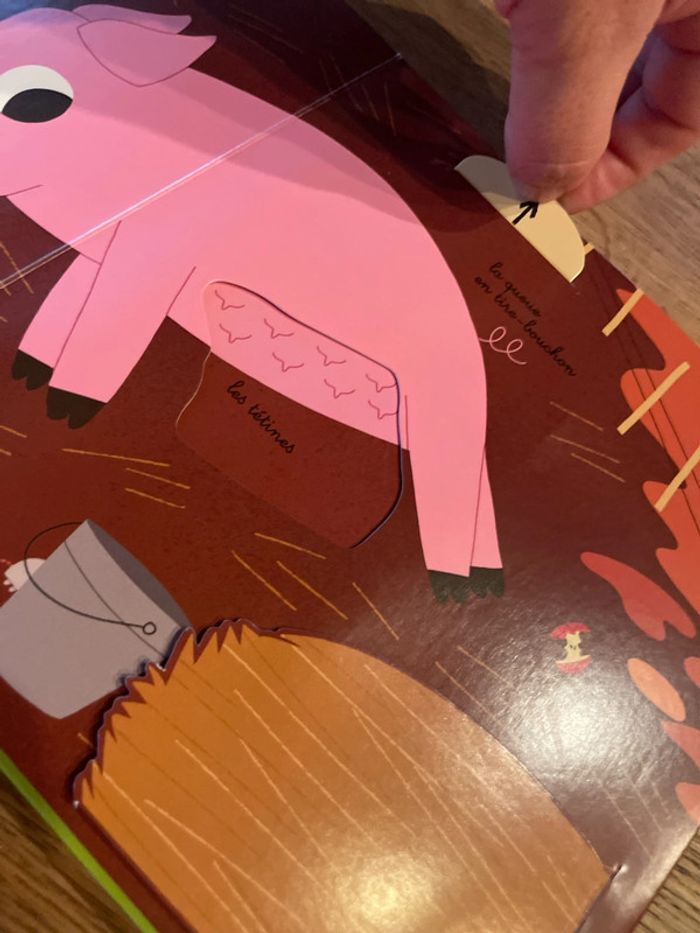 Livre cartonné Nathan Mes Kididoc à jouer à la ferme - photo numéro 8