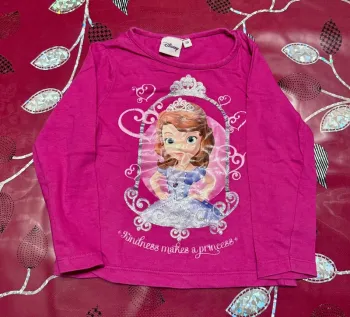 T-shirt manches longues fille 2 ans Disney