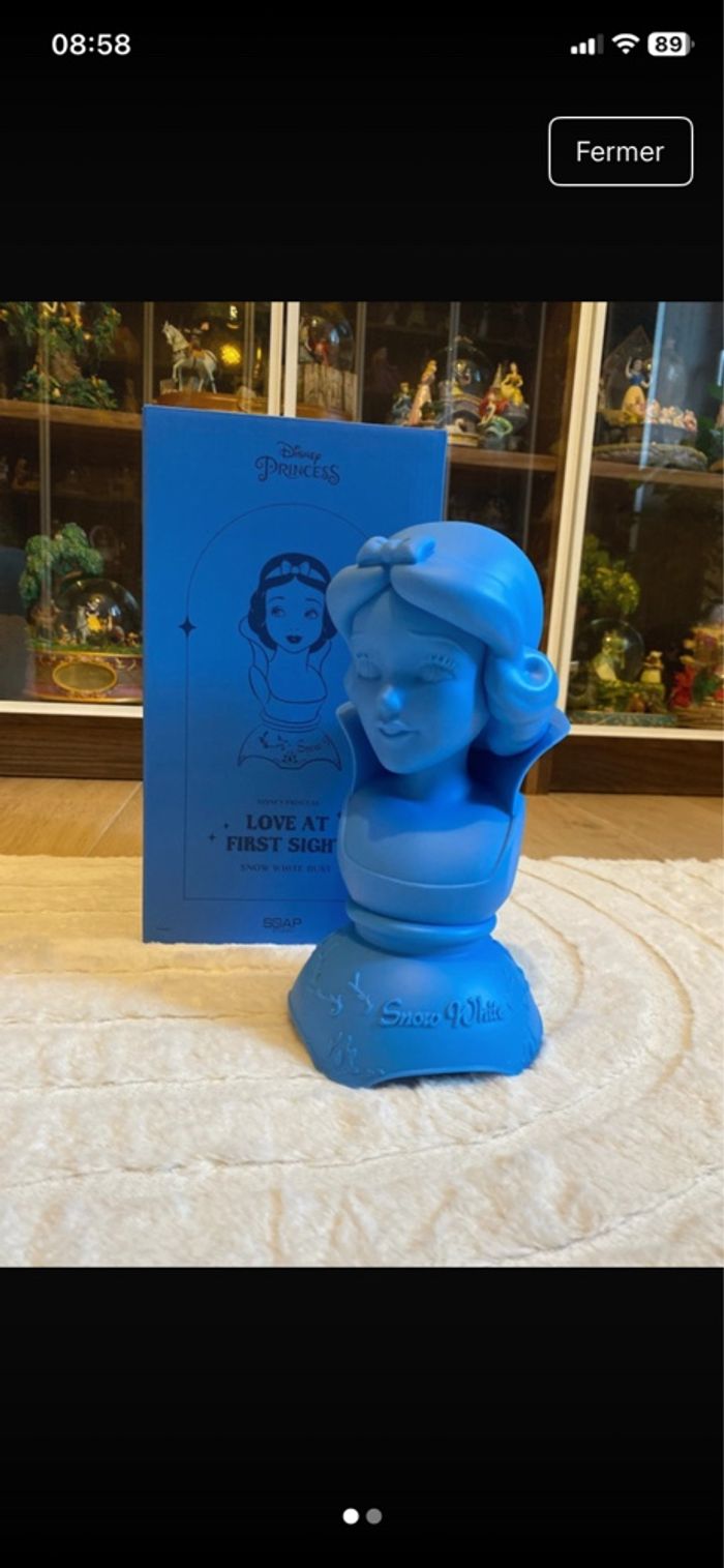 Figurine disney showcase enesco grand jester buste blanche neige snow white