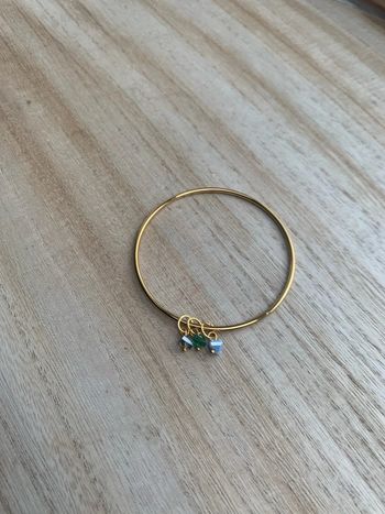 bracelet perles acier inoxydable