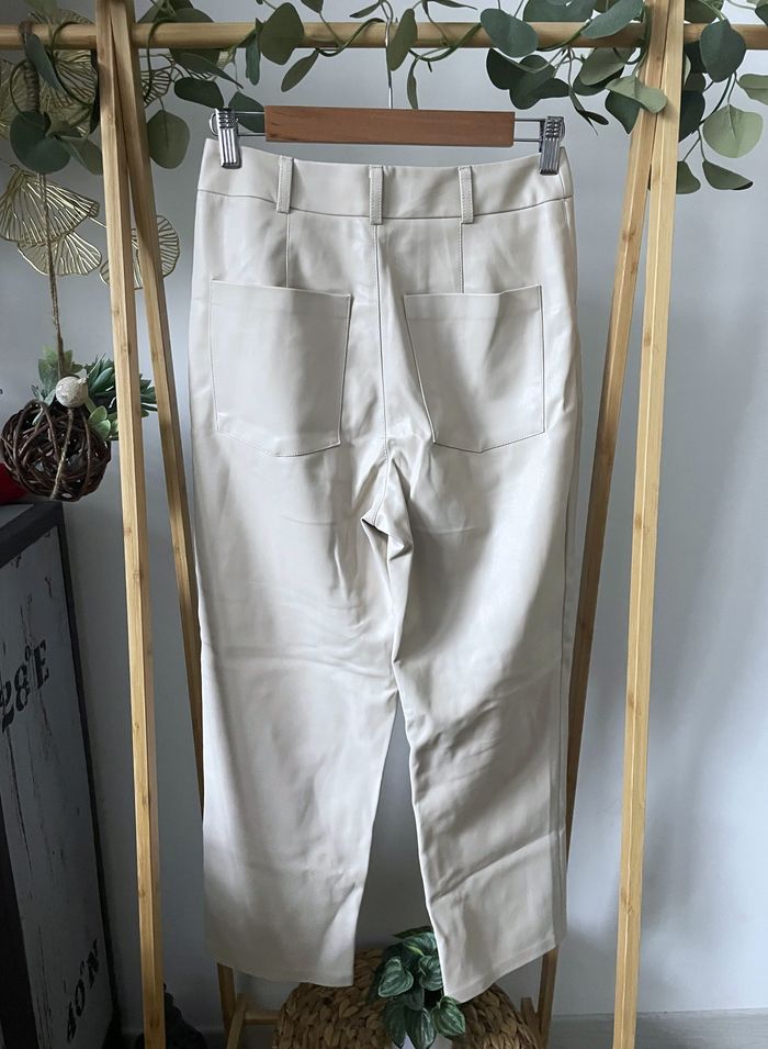 Pantalon en simili La Redoute S/36 - photo numéro 2