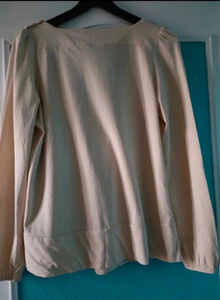 Blouse écrue manches longues - photo numéro 2