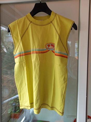 Tshirt sans manches vert clair vintage