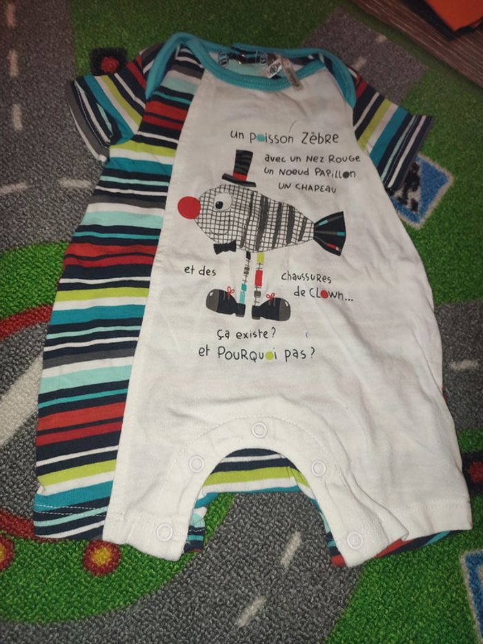 pyjama manches courtes et short bébé
