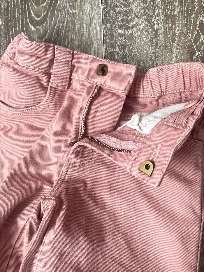 Jeans 7/8ème rose poudré 4 ans (Monoprix) - photo numéro 2