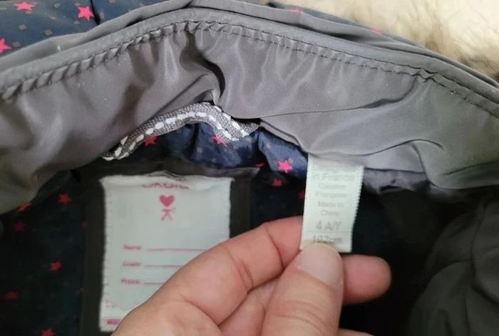 manteau à capuche 4 ans 102 cm okaidi - photo numéro 10