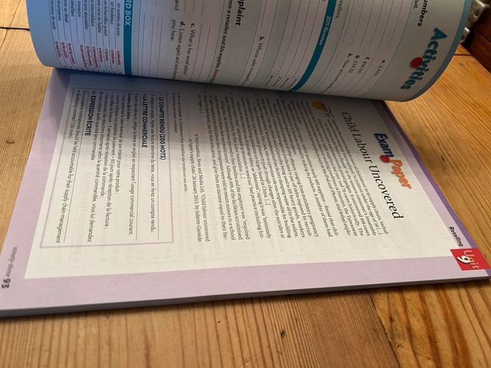 Livre cahier les nouveaux cahiers d’anglais BtS niveau A2-C1 - photo numéro 3