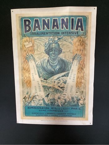 Affiche banania ancienne