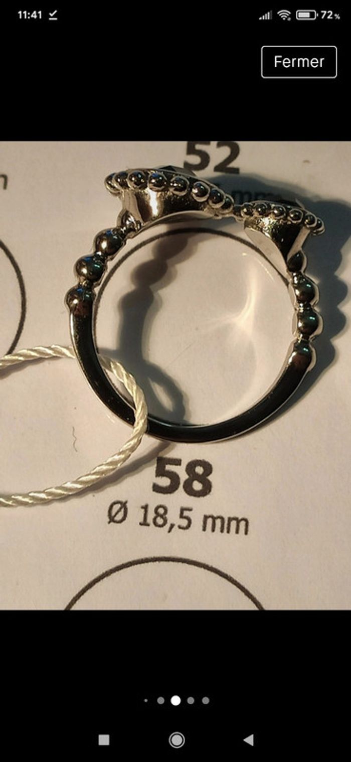 Bague cristaux - photo numéro 4