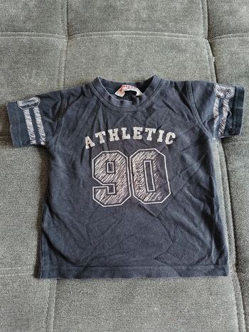 T-Shirt Minigang Athlétique 90 - Taille 3 Ans - Style Vintage