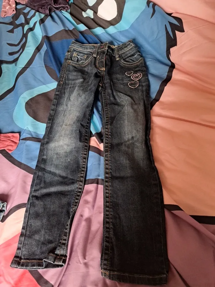 Lot de 13 jeans fille taille 8 ans - photo numéro 12