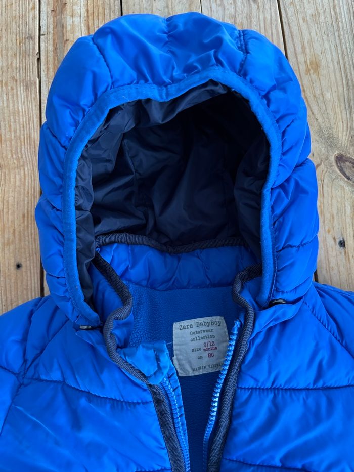 Manteau bleu Zara boy 9/12 mois - photo numéro 6