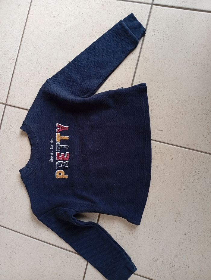 Sweat-shirt manches longues fille 3 ans Okaïdi