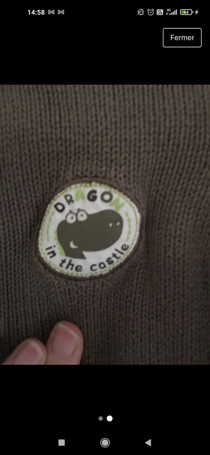 Gilet dragon in the castle 18 mois - photo numéro 2