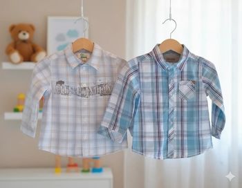 Lots de 2 chemises 18 mois