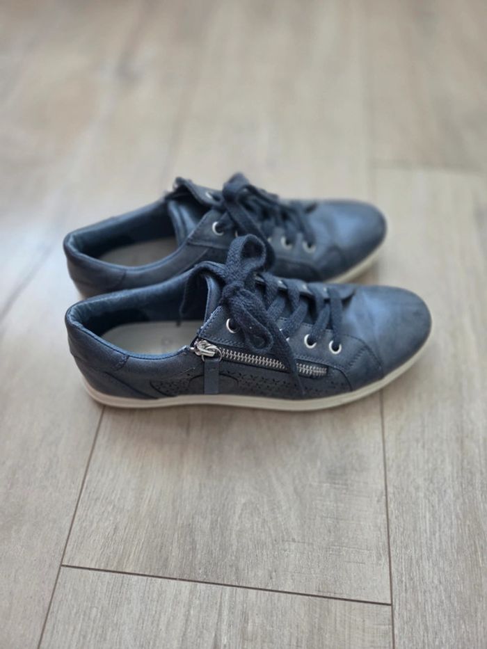 Baskets bleu gris T38 - photo numéro 6