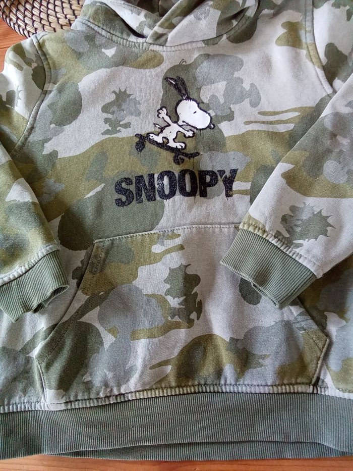 Sweat léger tons kaki Zara taille 3/4 ans - photo numéro 2