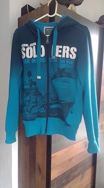 Veste à capuche imprimée