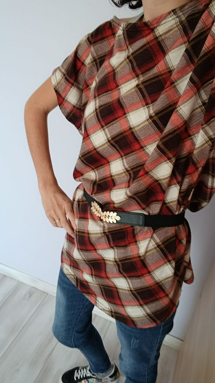 Tunique à carreaux