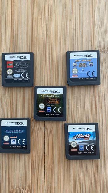 Jeux DS lot de 5 jeux Nintendo Garçons