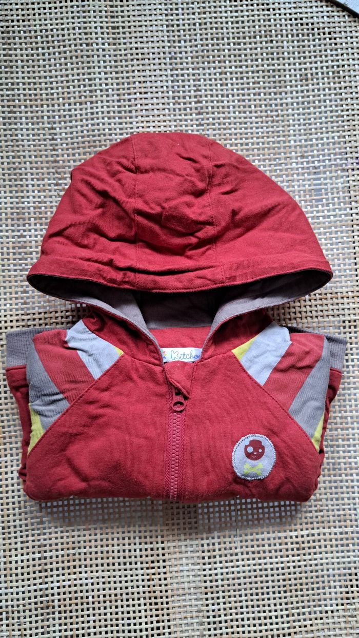 gilet zippé garçon 6 mois