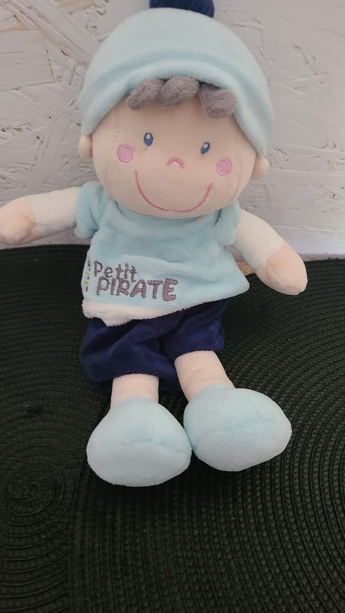 Poupée Garçon Petit Pirate bleu Vêtir