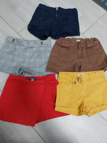 Shorts fille 7 ans