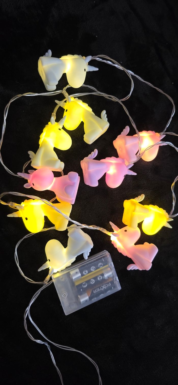 Guirlandes lumineuse licorne