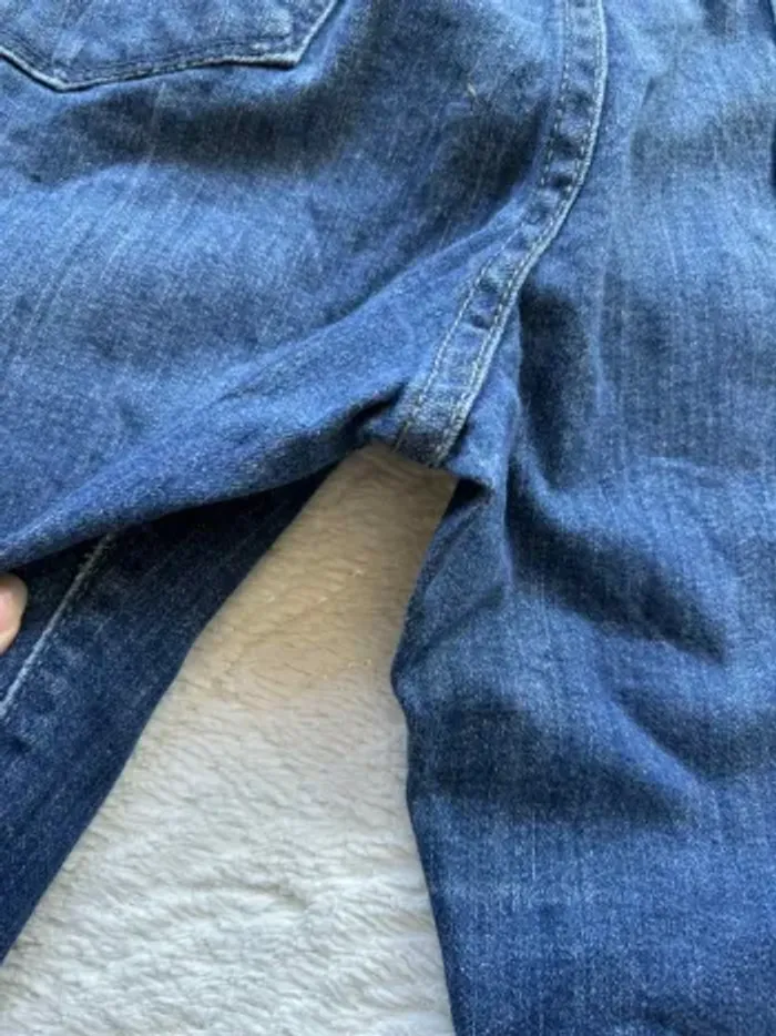 Jean Levi’s Demi Curve Bootcut évasé femme W32 XL/42 bleu  Rare modèle US années 2000 y2k - photo numéro 18
