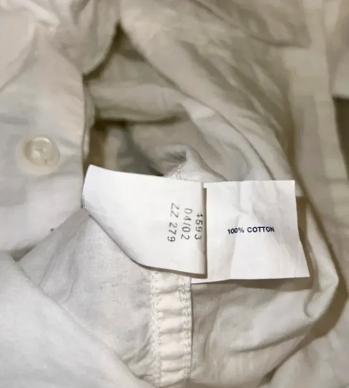 Chemise Ample Blanche Gap Brodée Taille L - photo numéro 11