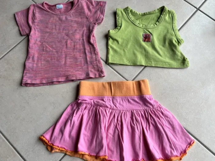 Jupe et t-shirts