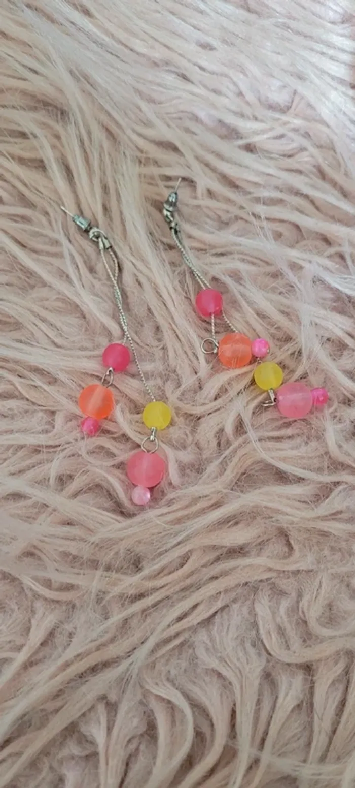 Boucles d'oreilles pendantes - photo numéro 2