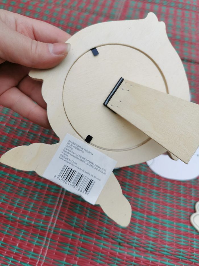 Loisirs créatifs à colorier pour les enfants cadre photo poisson - photo numéro 5