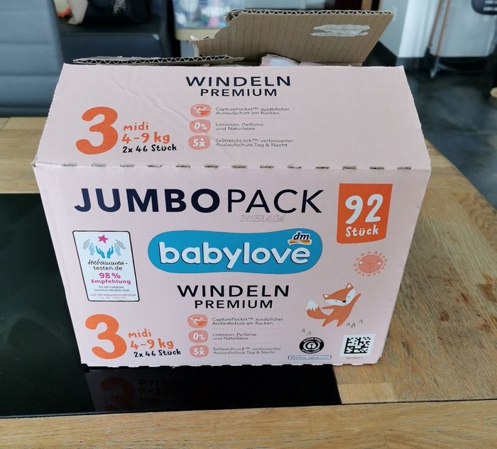 Lot de couches babylove taille 3 - photo numéro 3