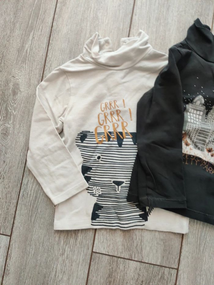 Lot 2 cols roulés 24m Kiabi - photo numéro 2