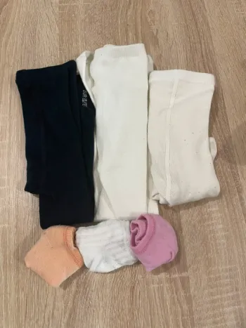 Lot collant chaussette